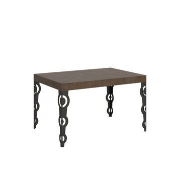 Mesa Extensible 90x120/380 Cm Karamay Nogal Patas Antracita