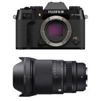 camara mirrorless fujifilm x-t50 402mp 62k30p wifi bluetooth  objetivo sigma 17-40mm f18