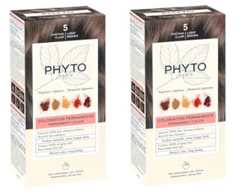 Phyto Phytocolor Tinte 5 Castaño Claro 2 uds