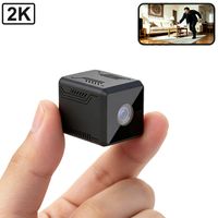 mini camara inteligente de vision nocturna a todo color starlight de ultima generacion 2k ultra hd wifi de doble banda camara de seguridad portatil para el hogar