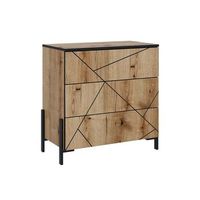 aparador hatto 78 x 768 cm con 3 cajones vicco