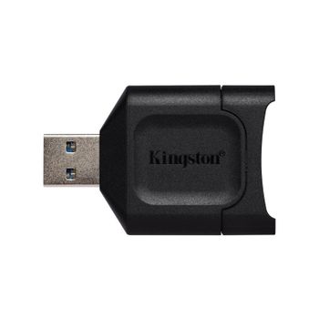 Lector de tarjetas SD Kingston MobileLite Plus USB 3.2 Gen 1 UHS-II Negro Compacto