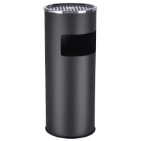cubo de basura de pie de 30 l de color negro