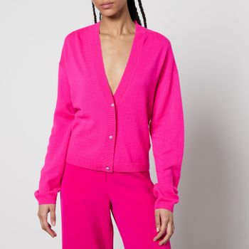 Stine Goya Suanne Embellished Merino Wool-Blend Cardigan - L