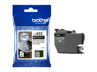cartucho de tinta - brother lc422bk 550 paginas negro