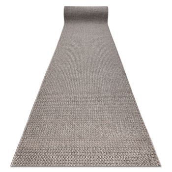 Alfombra De Pasillo Casablanca Loop Marrón, Lazo, Suave - 100 Cm 100x260 Cm