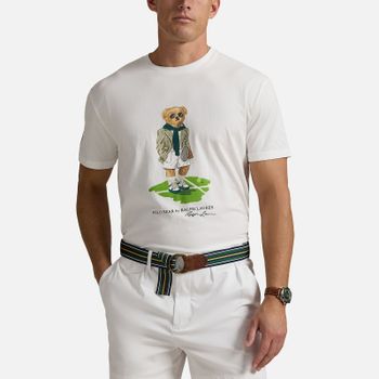Polo Ralph Lauren x Wimbledon Bear Cotton-Jersey T-Shirt - XL