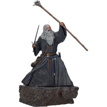 Figura Gandalf En Moria El Señor De Los Anillos Estatua 18 Cms