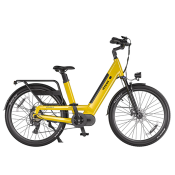 Bicicleta Eléctrica Urbana Vitilan L5 - 48 V 15 Ah - Sensor De Par, Amarilla