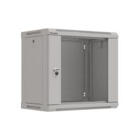bastidor de pared lanberg wf03-5309-10s 9u 60kg negro con bloqueo y rieles rack