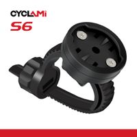soporte universal para ciclocomputador gps compatible con xoss garmin radar luz trasera y faro con base giratoria