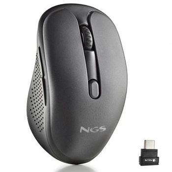 Ratón NGS inalámbrico 3200 DPI multidispositivo botones silenciosos recargable