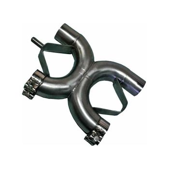 Tubo de escape Triumph Twin E4 decatalizador inox Mass