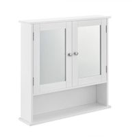 encasa mueble de pared para el bano r 58x56x13cm - blanco