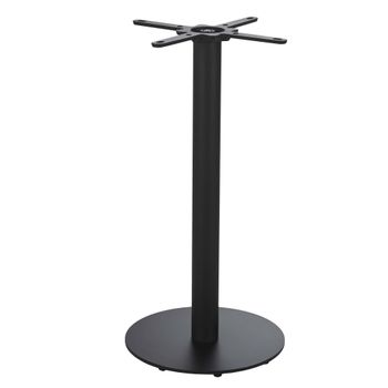 Pata de mesa para hostelería redonda de metal negro ALT. 90 cm