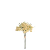 ramo de cardo artificial blanco h40