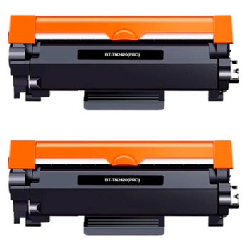 Brother 2 toners TN2410/TN-2420 Toner compatible con Brother TN2420 MFC-L2710DW L2712DN L2712DW L2730DW L2732DW L2735DW