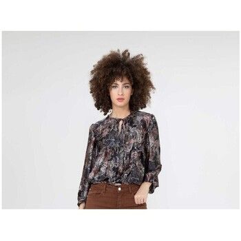Markup Vestidos Abito Blusa Fantasia Autunno Nero MW66229 para mujer