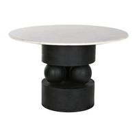 mesa redonda comedor mango marmol 120x120x76