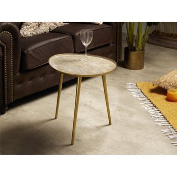 Mesa Aux. Oro Surcos 3p. 48x44x48 Cms. 48x44x48 Cms