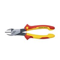 wiha alicates de corte diagonal de fuerza industrial electric con dynamicjoint con resorte de apertura conectable y desconectable 40922