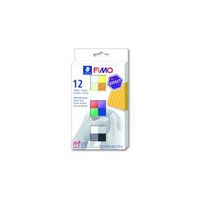 caja fimo effect surtido 12 medios bloques 12x25 g