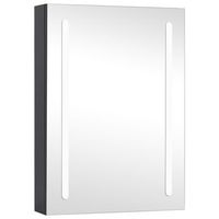 mueble de bano  armario de bano con espejo led 50x13x70 cm