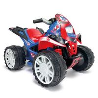 quad electrico nino the beast spidey 12v azul 2 anos