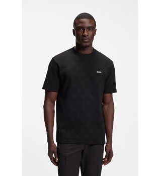 BOSS para hombre. 50558867 Camiseta Member negro (M), Casual, Algodón, Manga corta
