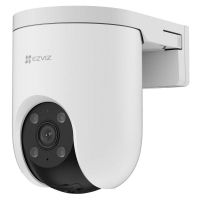 ezviz h8c se camara de seguridad exterior rotativa 2k wifi blanca