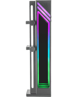 soporte para vga universal mars gaming mcagcb de aluminio color negro base magnetica antideslizante