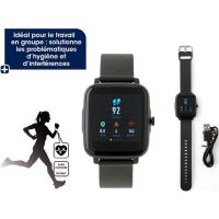 pulsera de actividad hasbro car006 bluetooth negro smart-time po-app usb