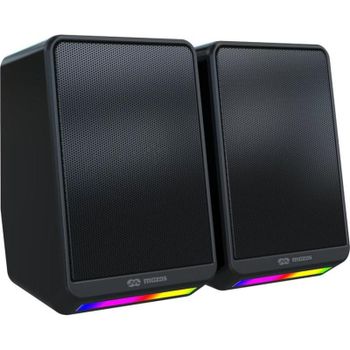 Altavoces Mozo MINI-S4 RGB USB 6W con iluminación RGB y diseño compacto