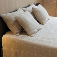 naturals - colcha foulard - 80 algodon - 20 poliester - jacquard - vera