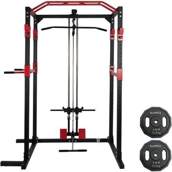 Jaula Musculacion Ajustable,jaula De Potencia Multifuncional,jaula De Sentadillas Con Barra De Dominadas, Estación De Dips Y Remo,multipower Maquina Gym Gimnasio En Casa Para Entrenamiento