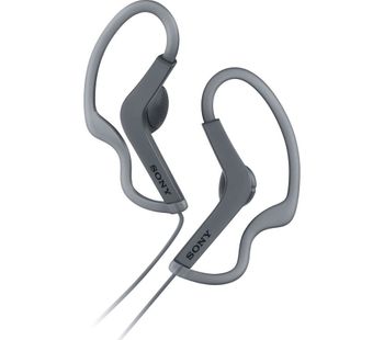 SONY MDR-AS210AP Sports Earphones - Black, Black