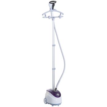 HOMCOM Plancha de Vapor con Depósito de 1.8L y Temperatura Ajustable a 11 Niveles tipo Centro de Planchado Vertical 1950W 21.5x30x150cm   Aosom España