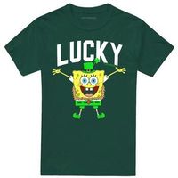 spongebob squarepants camiseta lucky para mujer