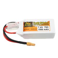 bateria lipo zop power 74v 1000mah 70c 2s con enchufe xt30