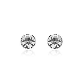 Pendientes de plata 925 con circonita