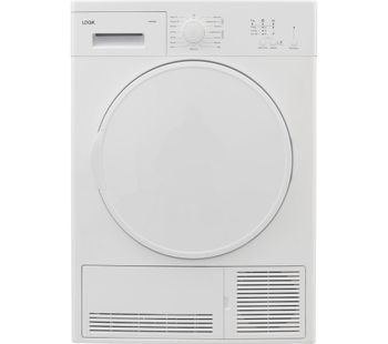 Logik Tumble Dryer LCD7W18 7 kg Condenser  - White, White
