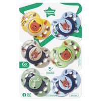 tommee tippee fun style 6-18 months soothers