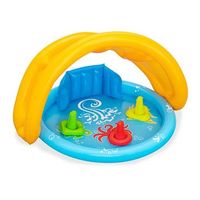 piscina hinchable para ninos pvc 115 x 89 x 76 cm - bestway multicolor