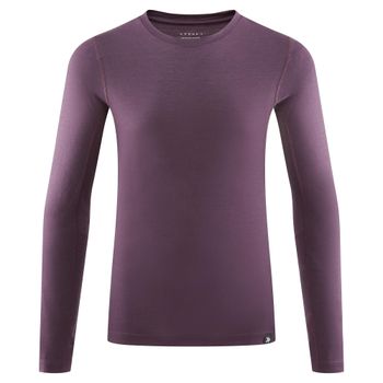 Föhn Men's Merino Long Sleeve Base Layer (175), Plum Perfect