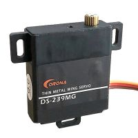 servo digital de metal para ala delgada corona ds239mg metal 46kg  015s  22g control remoto para planeador