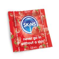 skins succulent strawberry flavour condoms