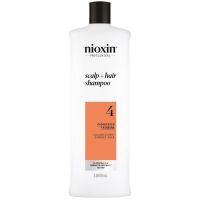 nioxin scalp and hair thickening system 4 shampoo for coloured dry and damaged hair with progressed thinning 1l