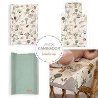 pack 2 cambiadores  funda muselina cotton color-p01