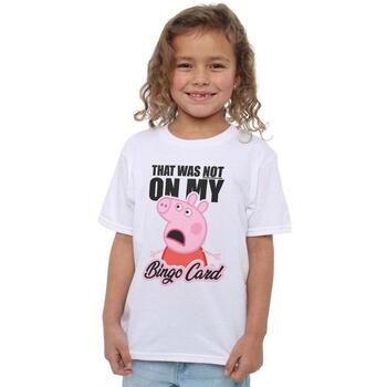 Dessins Animés Camiseta manga larga Bingo Card para niña