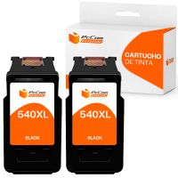 pccom essential canon 540xl cartucho tinta compatible negro pack 2